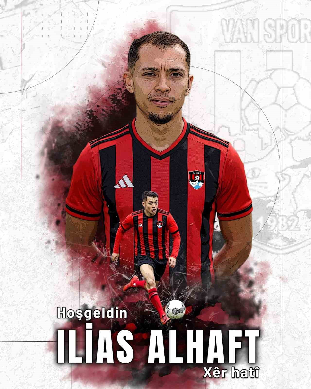 TRENDYOL 1. LİG TEMSİLCİSİ VANSPOR FUTBOL KULÜBÜ, PROFESYONEL FUTBOLCU ILİAS ALHAFT İLE 2 YILLIK...