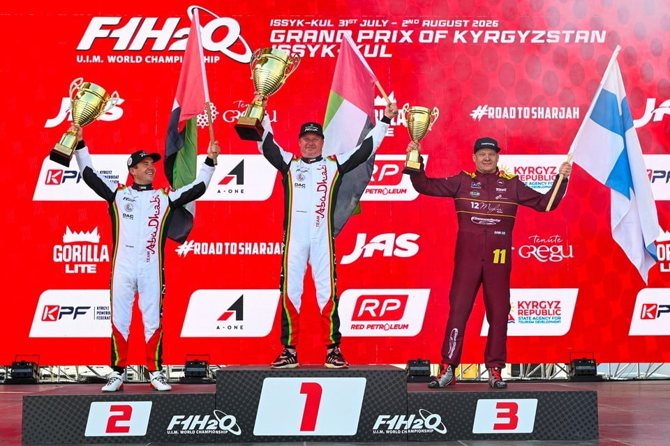 UIM F1H2O DÜNYA ŞAMPİYONASI KIRGIZİSTAN GRAND PRİX'SİNDE GERÇEKLEŞTİRİLEN SPRİNT YARIŞLARINDA TEAM...