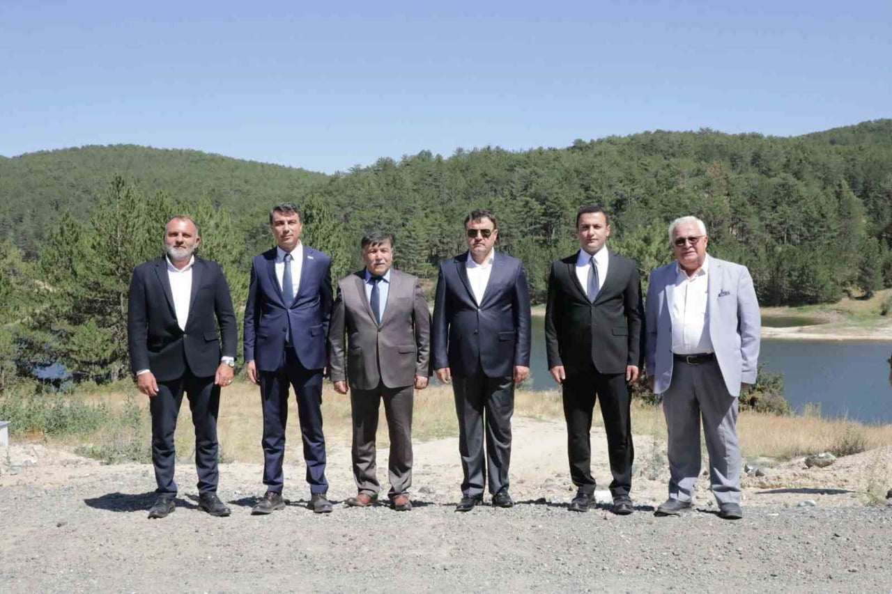 VALİ IŞIN, KAYI KÖYÜ GÖLETİ'NDE İNCELEMELERDE BULUNDU