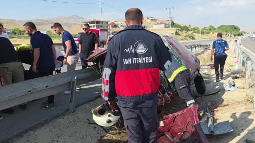 Van'da trafik kazası: 4 yaralı