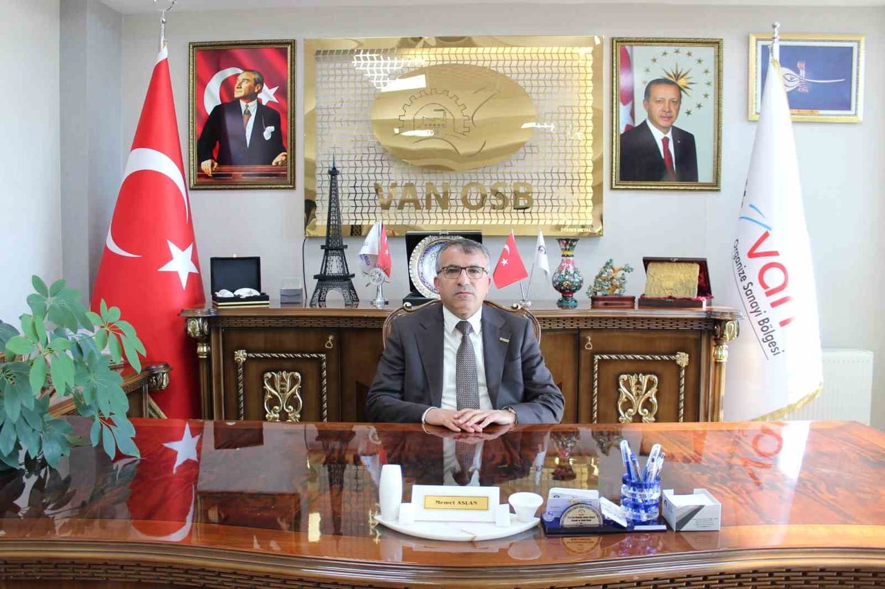 VAN ORGANİZE SANAYİ BÖLGESİ (OSB) YÖNETİM KURULU BAŞKANI MEMET ASLAN, VAN'DA HAYATA GEÇİRİLECEK...