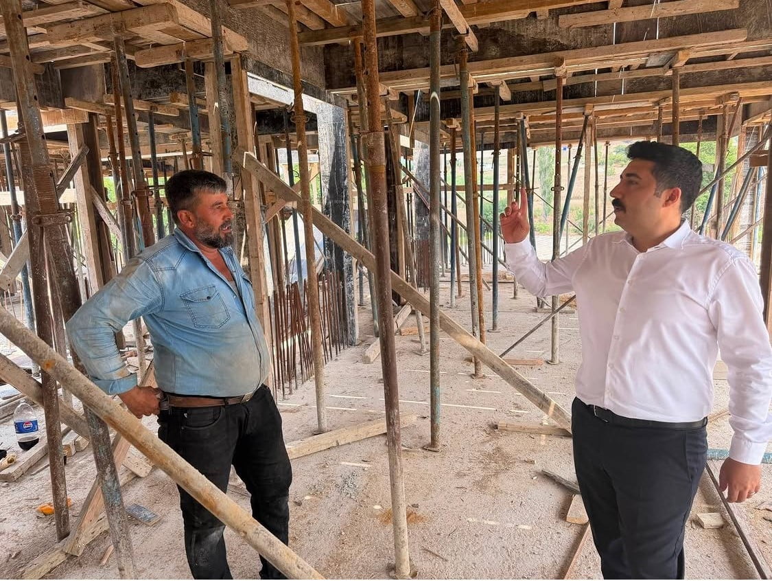 YAYLADAĞI KAYMAKAMI HALİL YAZICI, YAPIMI DEVAM EDEN HATİCE RAVZA YATILI KIZ KUR’AN KURSU...