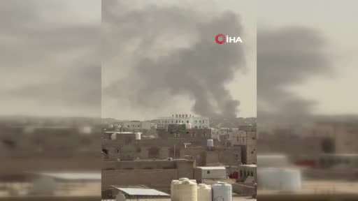 Yemen'deki İran destekli Husi milislerinin hükümet güçlerinin kontrolündeki Marib kentine...