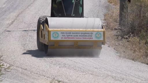 Yuntdağı'nda 10 kilometrelik yol yenileniyor