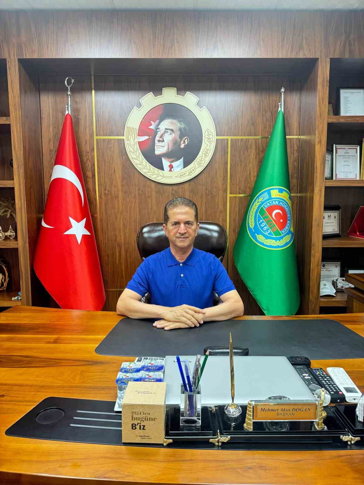 YÜREĞİR ZİRAAT ODASI BAŞKANI MEHMET AKIN DOĞAN, TARIMSAL ÜRETİMİN SÜRDÜRÜLEBİLİRLİĞİ İÇİN KREDİ...