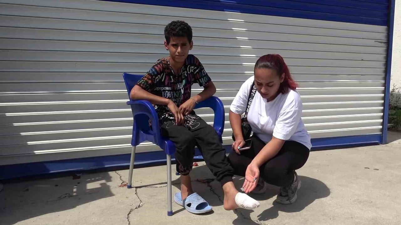 14 YAŞINDAKİ MUHAMMED SALİH DELİ  VE ABLA GÜLSEREN YOLCU