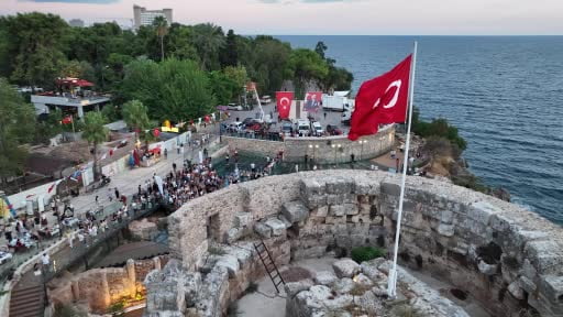 2 bin yıllık atmosferde sanat ve manzara buluştu