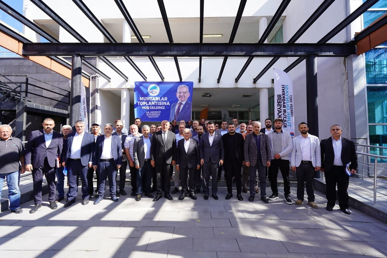 AK PARTİ KAYSERİ İL BAŞKANI HÜSEYİN OKANDAN, KAYSERİ BÜYÜKŞEHİR BELEDİYE BAŞKANI MEMDUH BÜYÜKKILIÇ...