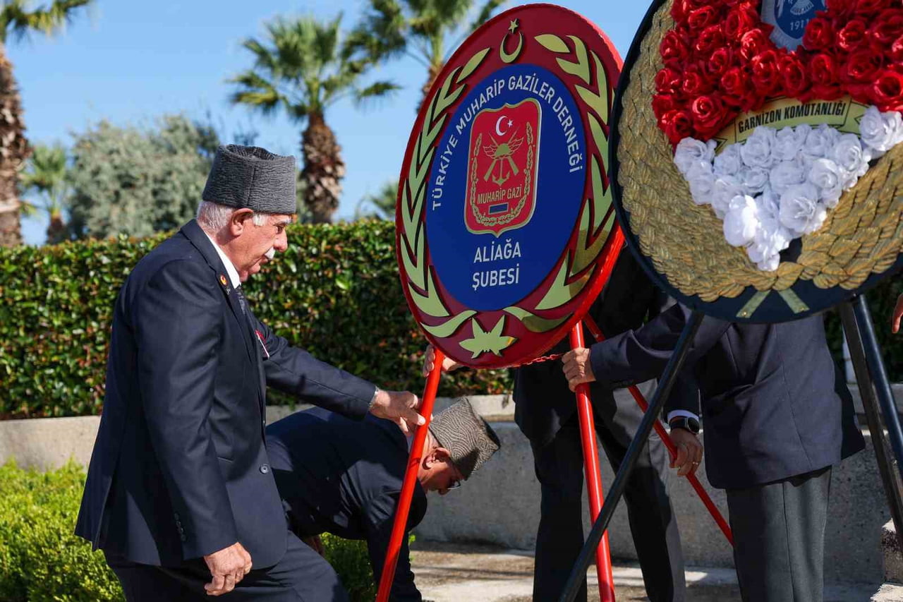 ALİAĞA’DA 19 EYLÜL GAZİLER GÜNÜ TÖRENLE KUTLANDI