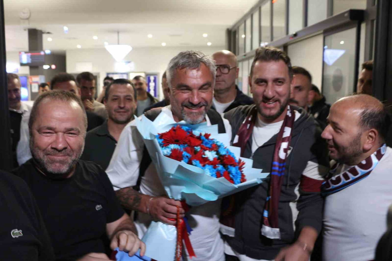ALMAN ÇALIŞTIRICI THOMAS REİS, TRABZON'A BÖYLE GELMİŞTİ (ARŞİV)