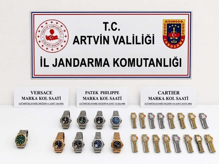 ARTVİN’DE JANDARMA EKİPLERİNCE DÜZENLENEN KAÇAKÇILIK OPERASYONLARINDA ÇOK SAYIDA KAÇAK ÜRÜN ELE...