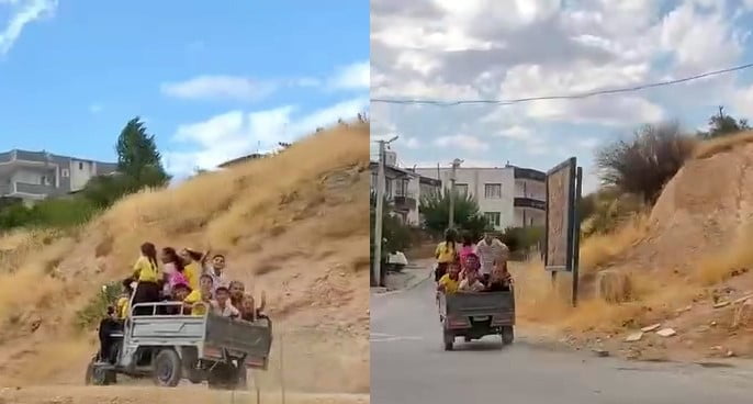 ATABAĞI BELDESİNDE YAKLAŞIK 2-2,5 KİLOMETRE UZAKTA YAŞAYAN ÖĞRENCİLERİN, OKULA ULAŞIM İÇİN...