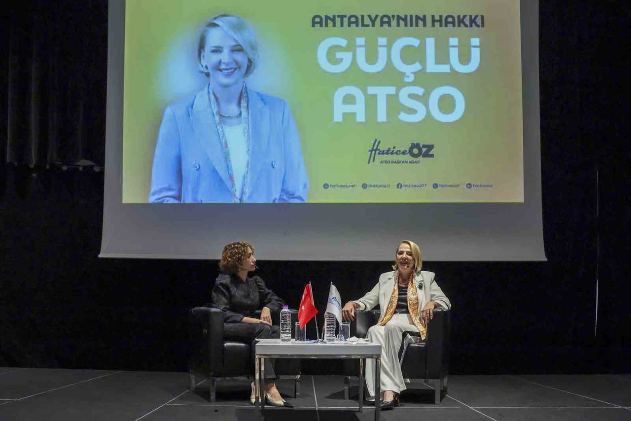 ATSO BAŞKAN ADAYI HATİCE ÖZ, ANTALYALI İŞ KADINLARI TARAFINDAN DÜZENLENEN TOPLANTIDA İŞ DÜNYASININ...