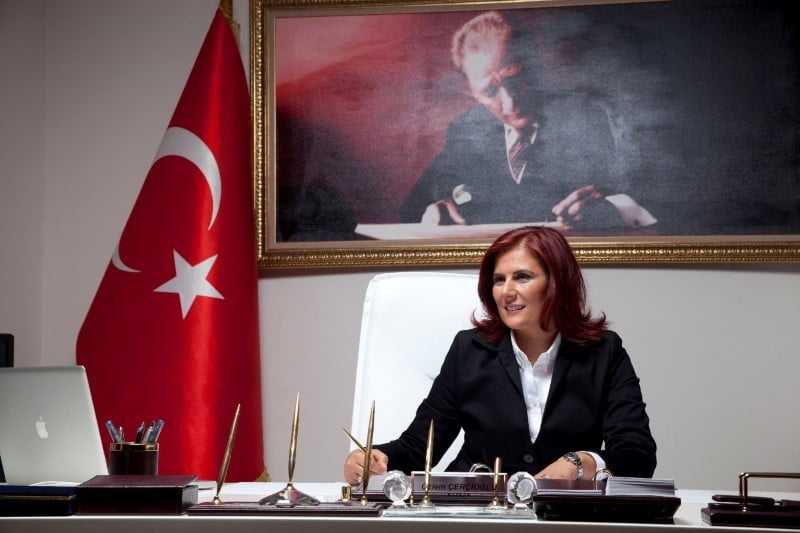 AYDIN BÜYÜKŞEHİR BELEDİYE BAŞKANI ÖZLEM ÇERÇİOĞLU, AYDIN’IN DÜŞMAN İŞGALİNDEN 	KURTULUŞUNUN 104....