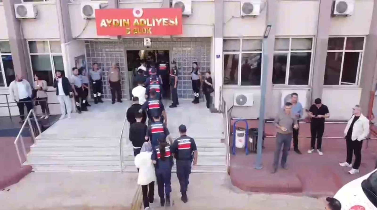AYDIN MERKEZLİ 4 İLDE GERÇEKLEŞTİRİLEN YASA DIŞI BAHİS OPERASYONUNDA ADLİYEYE SEVK EDİLEN 15...