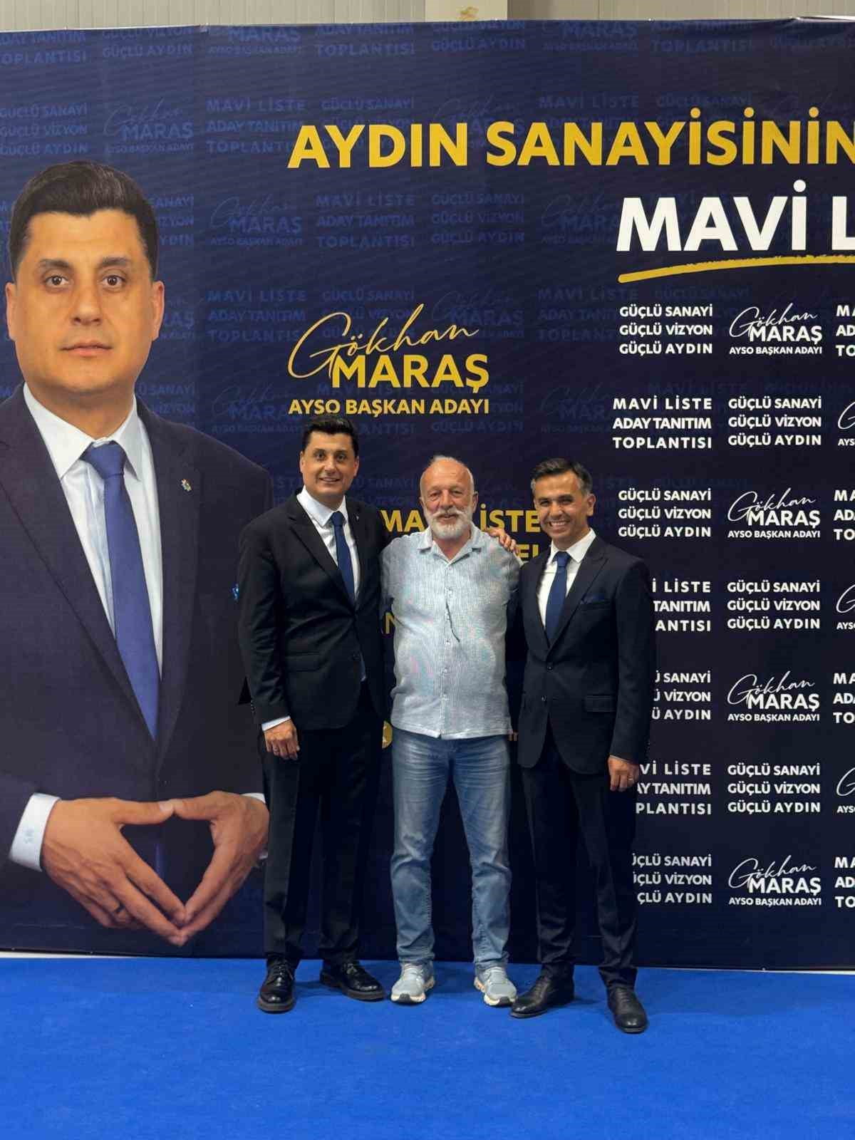 AYDIN SANAYİ ODASI (AYSO) SEÇİMLERİNDE MEVCUT BAŞKAN GÖKHAN MARAŞ’IN MAVİ LİSTE’SİNDE ADAYLAR...