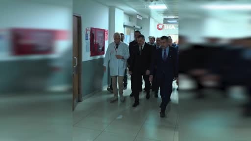 Bakan Tekin ve Bakan Çiftçi yaralı öğrencileri ziyaret etti