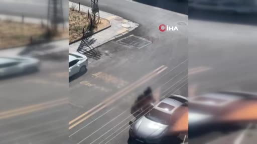 Başkent'te alacak verecek kavgası kamerada