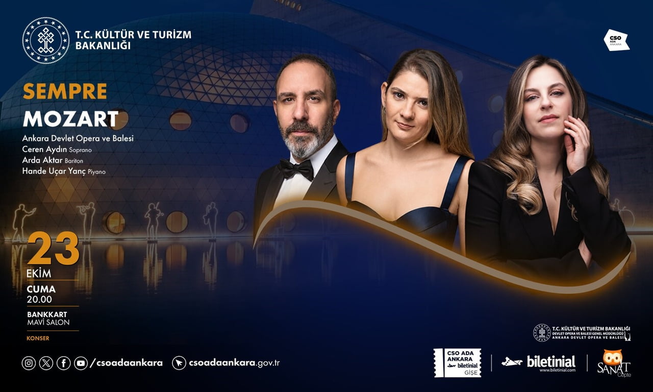 BAŞKENTİN KÜLTÜR VE SANAT HAYATININ ÖNEMLİ MERKEZLERİNDEN CSO ADA ANKARA, EKİM AYINDA FARKLI SANAT...