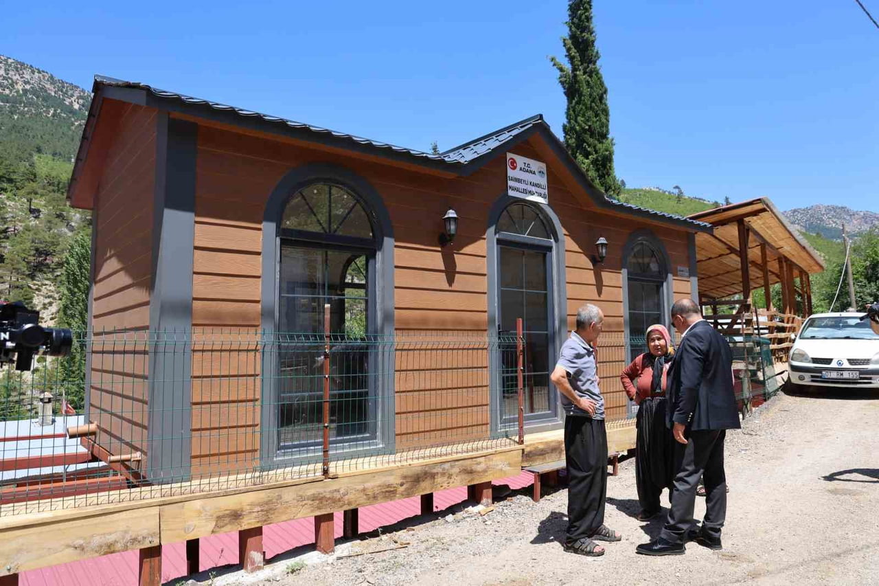 BELEDİYE BAŞKANI MAHMUT DAL, KANDİLLİ MAHALLESİ’NE YAPILAN MUHTAR EVİNİ İNCELEDİ, VATANDAŞLARLA...
