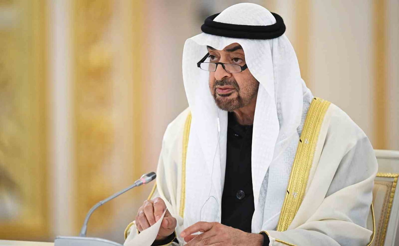 BİRLEŞİK ARAP EMİRLİKLERİ (BAE) DEVLET BAŞKANI MUHAMMED BİN ZAYED AL NAHYAN'IN İSRAİL BAŞBAKANI...