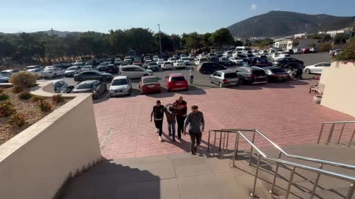 Bodrum'da cinayet şüphelisi adliyeye sevk edildi