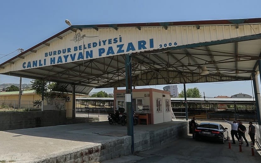 BURDUR BELEDİYESİ CANLI HAYVAN PAZARI, ÇEVRE İLLERDE GÖRÜLEN ŞAP HASTALIĞI VAKALARI NEDENİYLE...