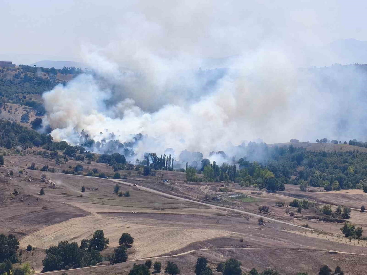 BURSA'NIN ORHANELİ İLÇESİNDE ÇIKAN ORMAN YANGININA HAVADAN VE KARADAN MÜDAHALEYLE KISA SÜREDE...