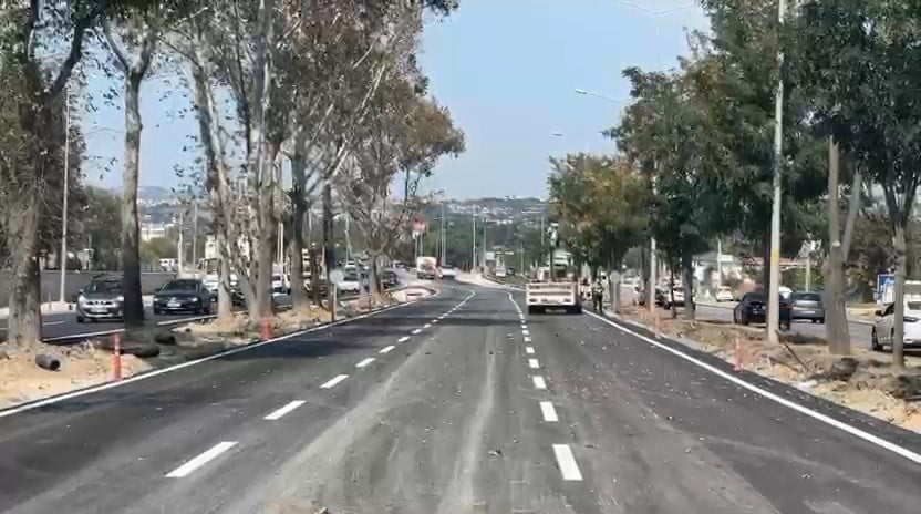 BURSA BÜYÜKŞEHİR BELEDİYESİ'NİN MUDANYA YOLU GEÇİT-BADEMLİ KAVŞAĞINDA YÜRÜTTÜĞÜ KÖPRÜ VE ŞERİT...