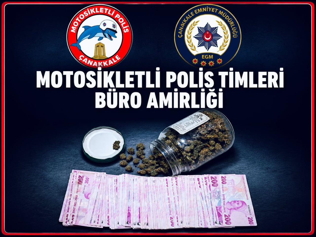 ÇANAKKALE'DE EMNİYET EKİPLERİNCE GERÇEKLEŞTİRİLEN HUZUR UYGULAMALARINDA 12 ŞÜPHELİ...