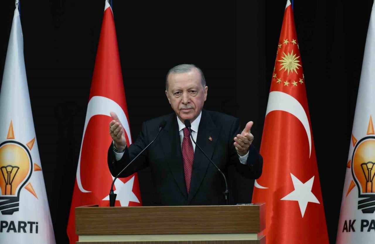 CUMHURBAŞKANI ERDOĞAN, AK PARTİ KONGRE MERKEZİ'NDE GERÇEKLEŞTİRİLEN GENİŞLETİLMİŞ İL BAŞKANLARI...
