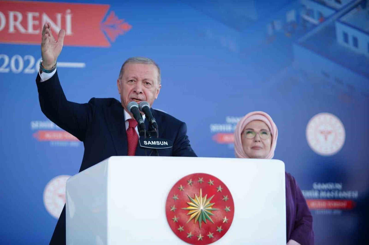 CUMHURBAŞKANI RECEP TAYYİP ERDOĞAN, CANİK İLÇESİNDE BULUNAN SAMSUN ŞEHİR HASTANESİ RESMİ AÇILIŞ...
