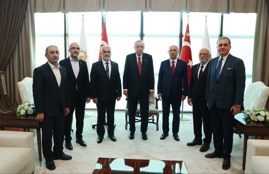 CUMHURBAŞKANI RECEP TAYYİP ERDOĞAN, HÜR DAVA PARTİSİ (HÜDA PAR) GENEL BAŞKANI ZEKERİYA...