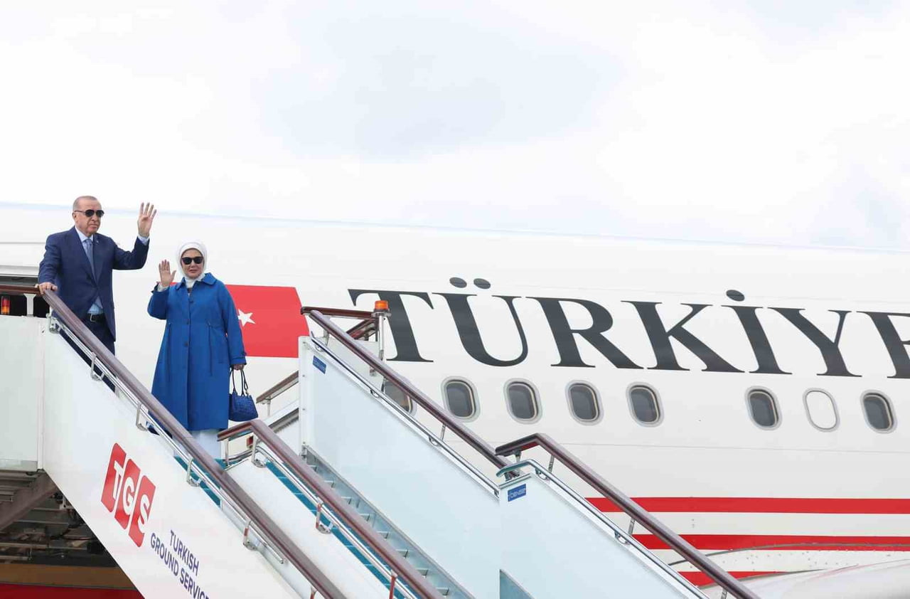 CUMHURBAŞKANI RECEP TAYYİP ERDOĞAN VE BERABERİNDEKİ HEYET, BM GENEL KURULU İÇİN İSTANBUL’DAN NEW...