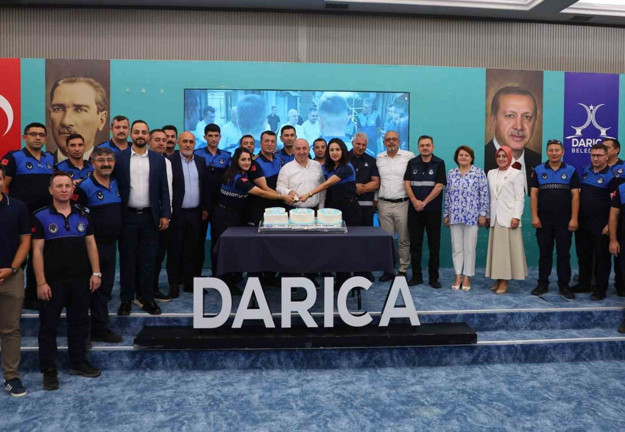 DARICA’DA ZABITA TEŞKİLATININ 200. KURULUŞ YIL DÖNÜMÜ DOLAYISIYLA PERSONELLE BİR ARAYA GELEN...