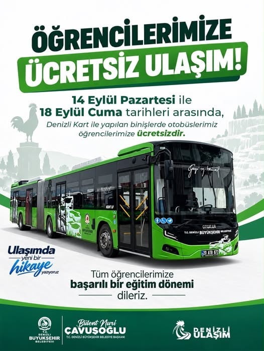 DENİZLİ BÜYÜKŞEHİR BELEDİYESİ, 2026-2027 EĞİTİM-ÖĞRETİM YILININ HEYECANINI YAŞAYAN ÖĞRENCİLER VE...