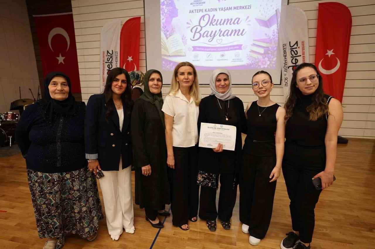 DENİZLİ BÜYÜKŞEHİR BELEDİYESİ VE PAMUKKALE HALK EĞİTİMİ MERKEZİ İŞ BİRLİĞİYLE AKTEPE KADIN YAŞAM...
