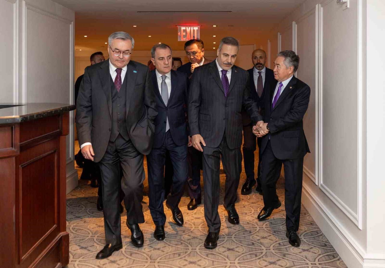 DIŞİŞLERİ BAKANI HAKAN FİDAN, NEW YORK'TA TÜRK DEVLETLERİ TEŞKİLATI (TDT) DIŞİŞLERİ BAKANLARI...