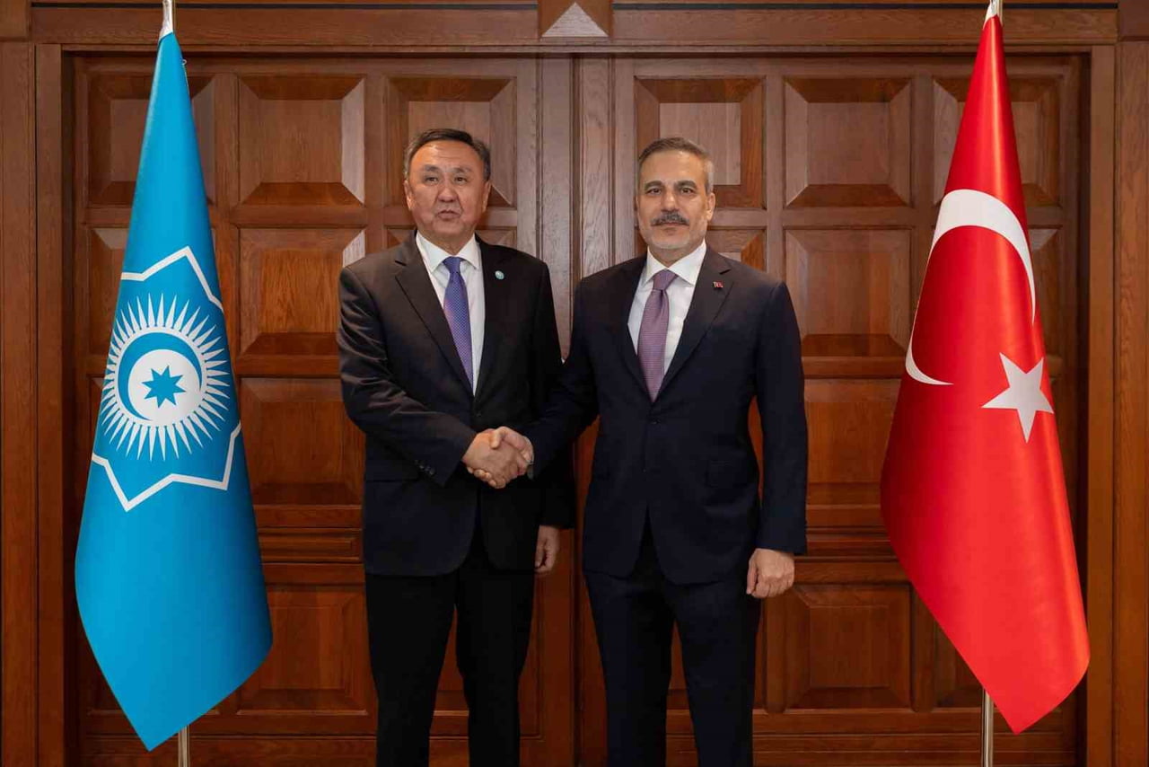 DIŞİŞLERİ BAKANI HAKAN FİDAN, TÜRK DEVLETLERİ TEŞKİLATI (TDT) GENEL SEKRETERİ KUBANIÇBEK...