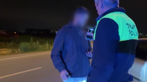 ‘Dur' ihtarına uymayan alkollü sürücüden ‘kaçmayın' tavsiyesi: 250 bin TL ceza yazıldı