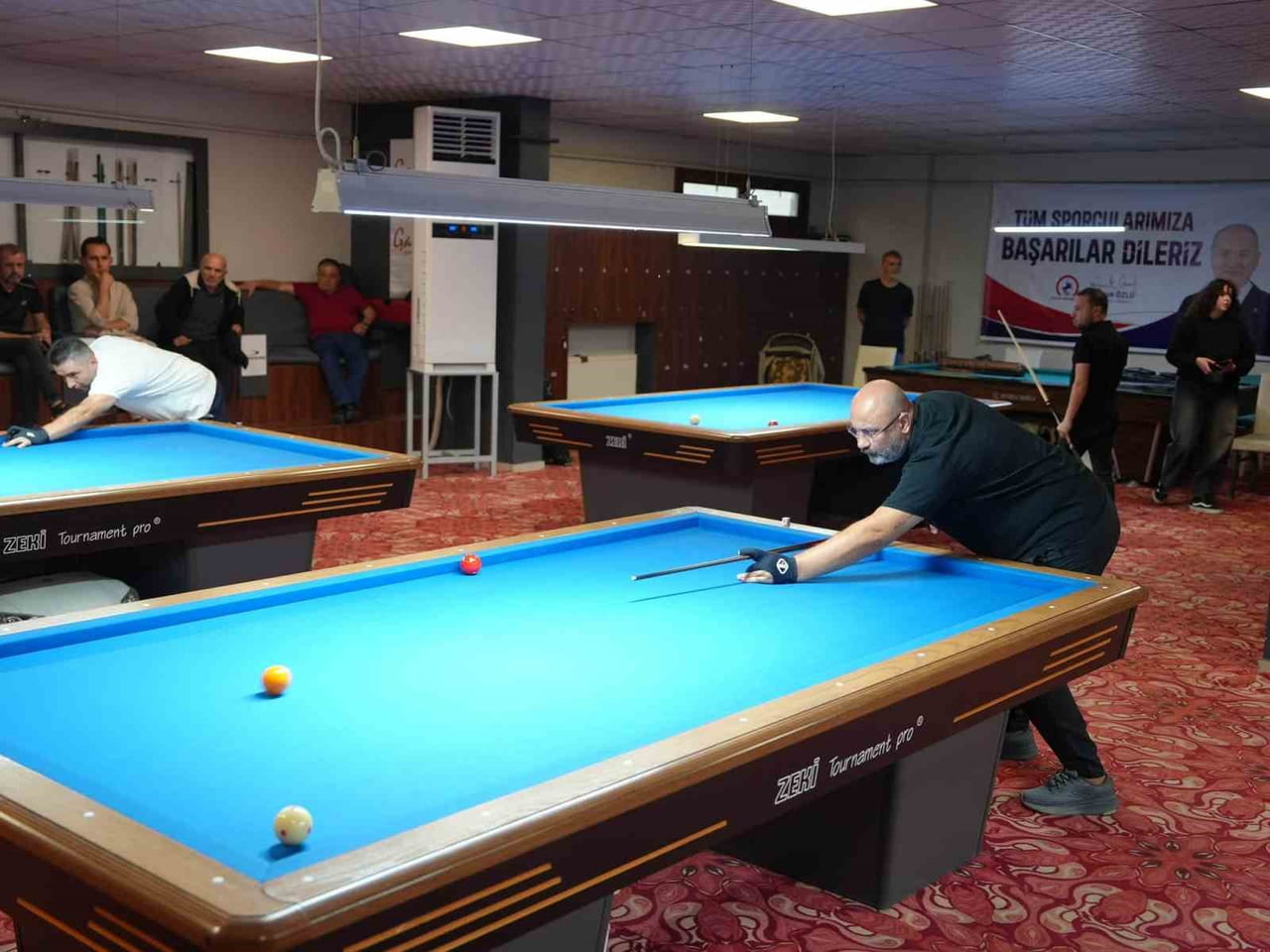 DÜZCE’DE BELEDİYENİN DESTEKLERİYLE DÜZENLENEN 3 BANT BİLARDO LONGONİ CUP TÜRKİYE ŞAMPİYONASI...