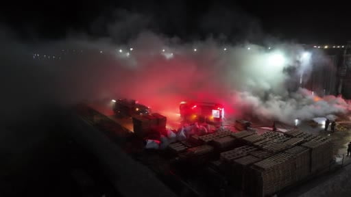 Eskişehir'de fabrika yangını