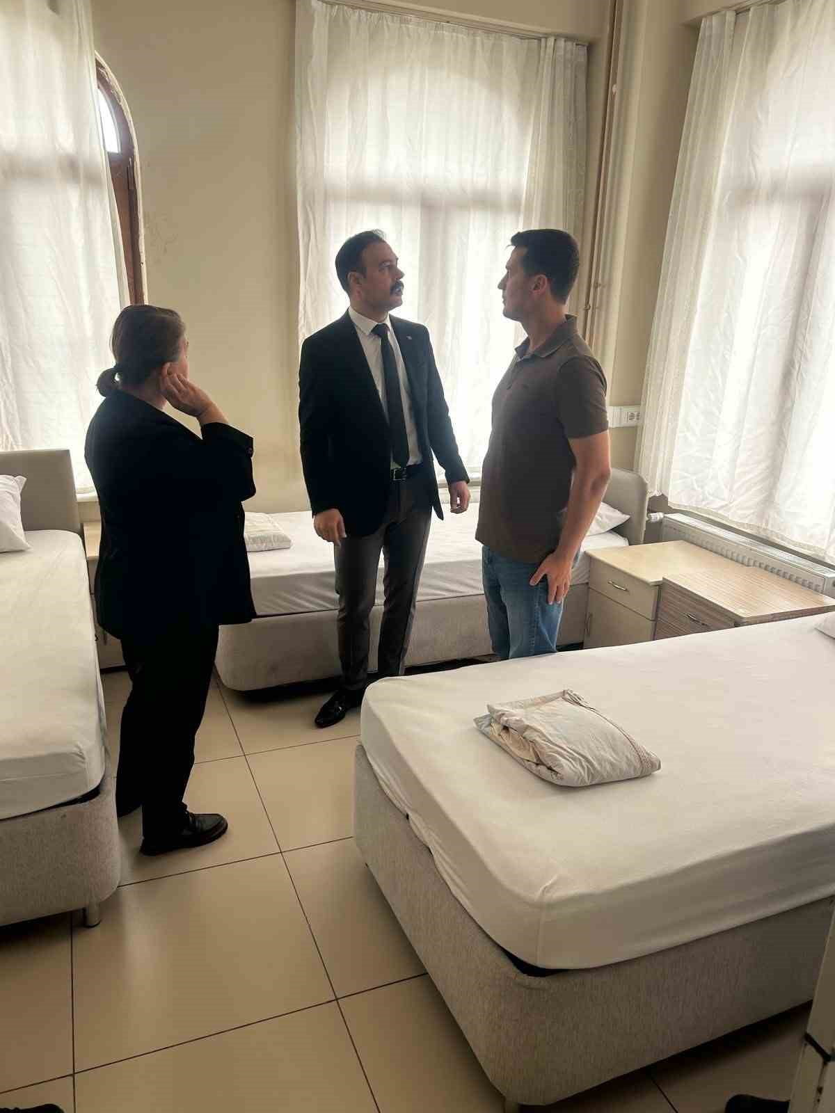 ESKİŞEHİR'İN SİVRİHİSAR İLÇESİNDEKİ ÖĞRENCİ YURDUNDA, YENİ EĞİTİM-ÖĞRETİM DÖNEMİ ÖNCESİNDE...