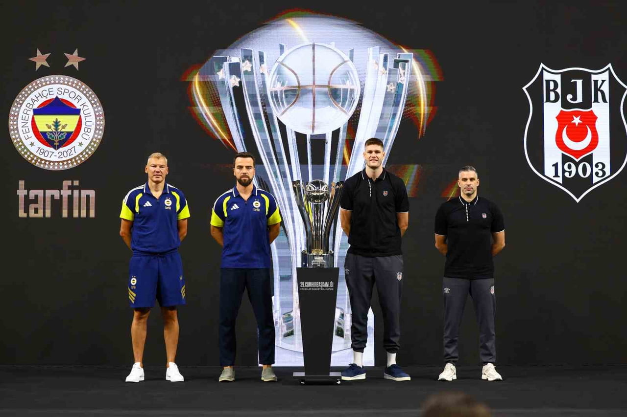 FENERBAHÇE İLE BEŞİKTAŞ ARASINDA YARIN OYNANACAK 39. ERKEKLER CUMHURBAŞKANLIĞI KUPASI’NIN BASIN...