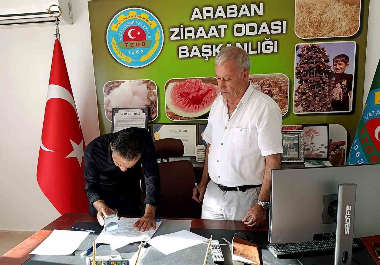 GAZİANTEP ARABAN ZİRAAT ODASI VE SARIMSAK ÜRETİCİ BİRLİĞİ BAŞKANI HASAN ALTUN, ÇİFTÇİ KAYIT...