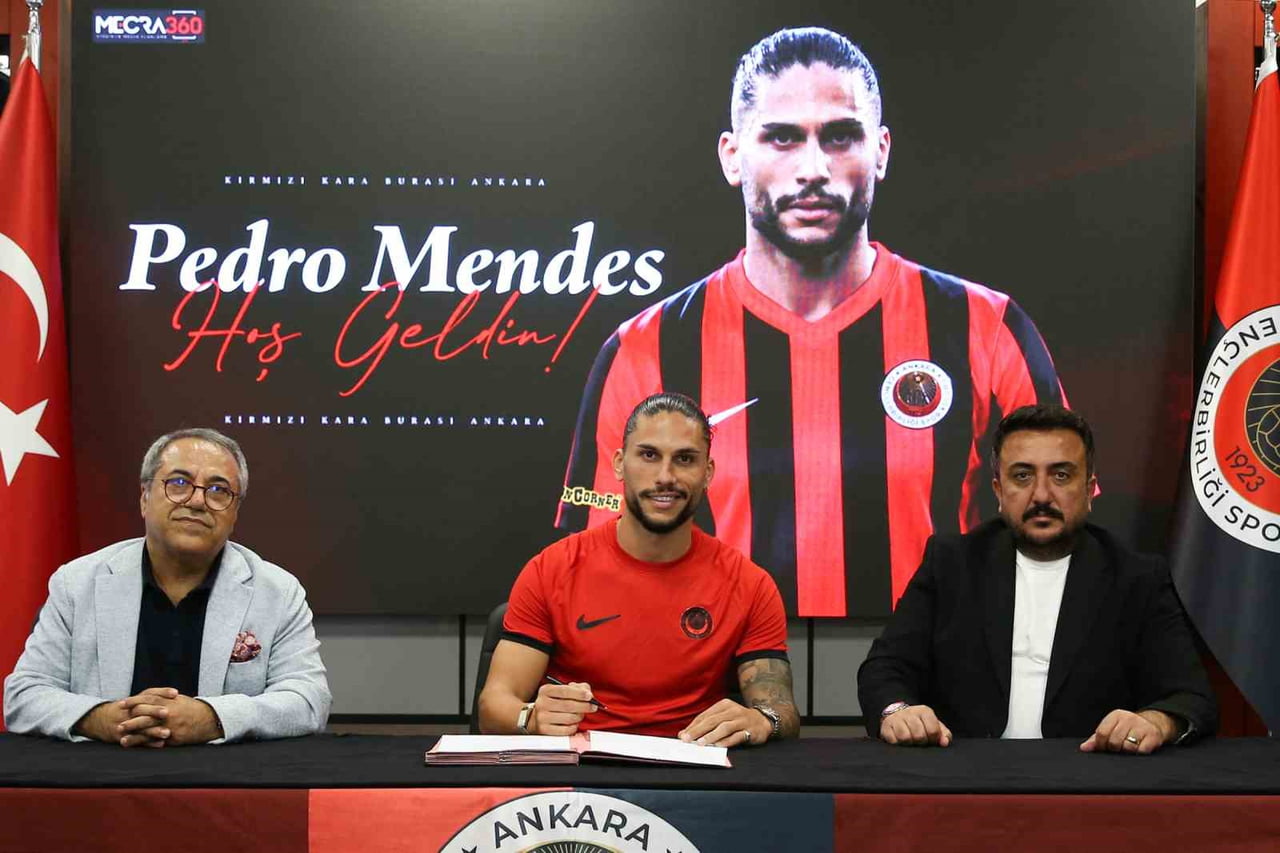 GENÇLERBİRLİĞİ, PEDRO MENDES’İ KADROSUNA KATTIĞINI AÇIKLADI.
