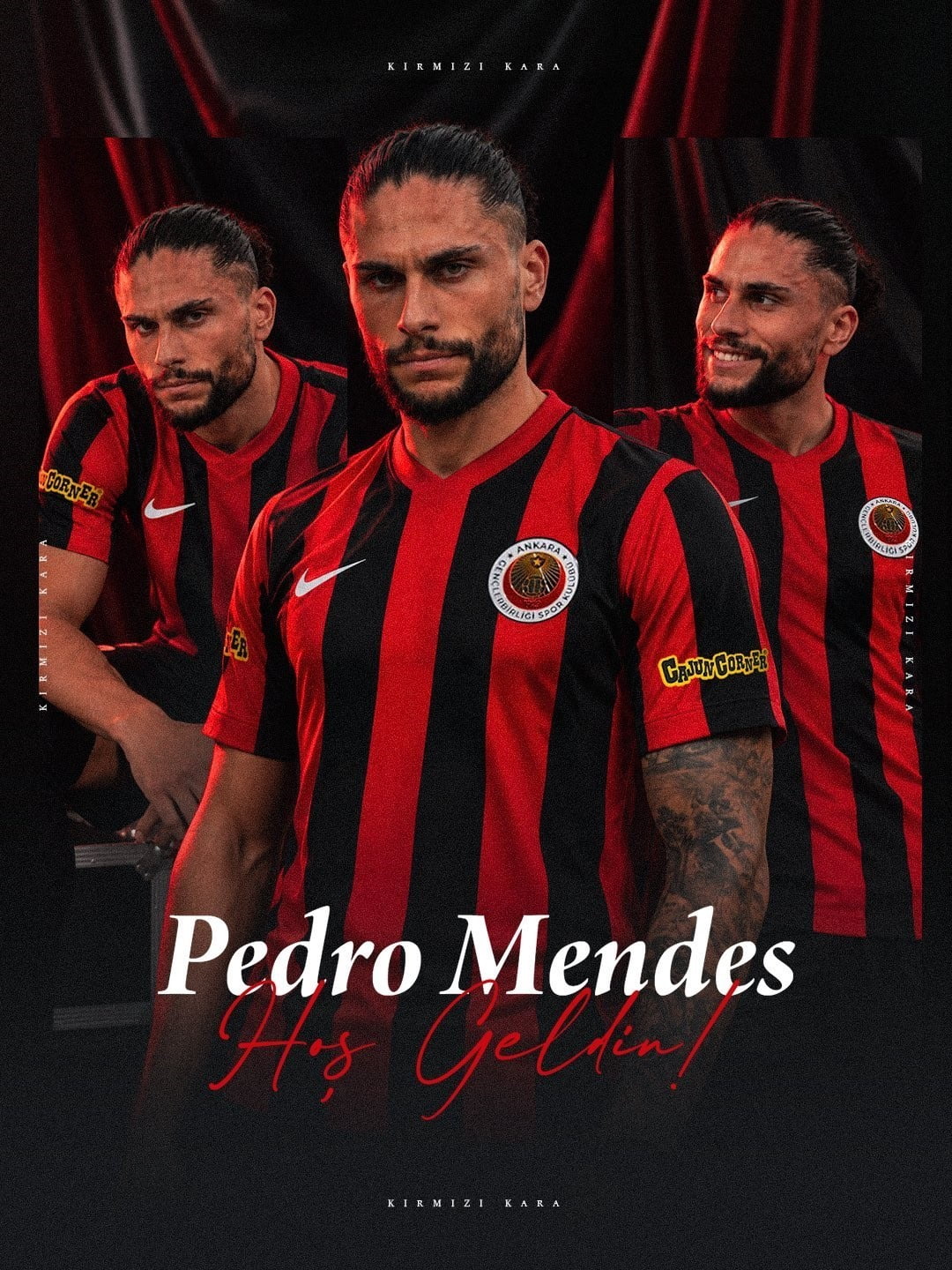 GENÇLERBİRLİĞİ, PEDRO MENDES’İ KİRALIK OLARAK KADROSUNA KATTI.