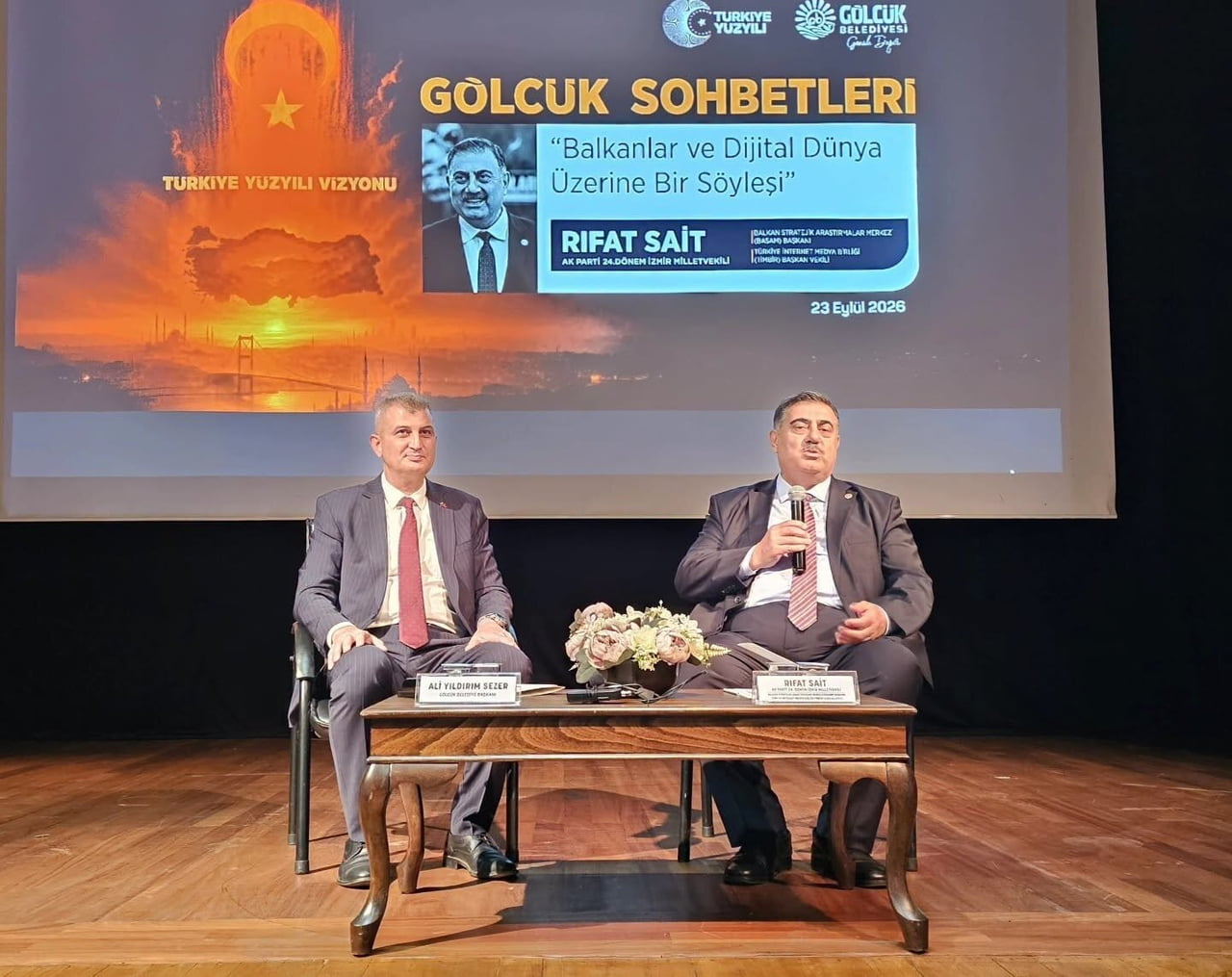 GÖLCÜK'TE DÜZENLENEN "TÜRKİYE YÜZYILI VİZYONU GÖLCÜK SOHBETLERİ" PROGRAMINDA, "BALKANLAR VE...