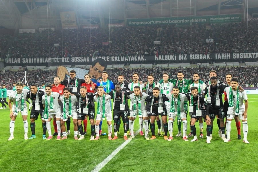 İLETİŞİM BAŞKANI BURHANETTİN DURAN, "KONYASPOR İLE FİLİSTİN MİLLİ TAKIMI’NIN ANLAMLI BULUŞMASI...