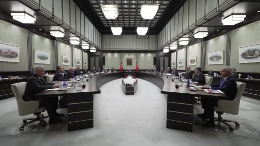 Kabine Toplantısı Cumhurbaşkanı Erdoğan'ın başkanlığında başladı